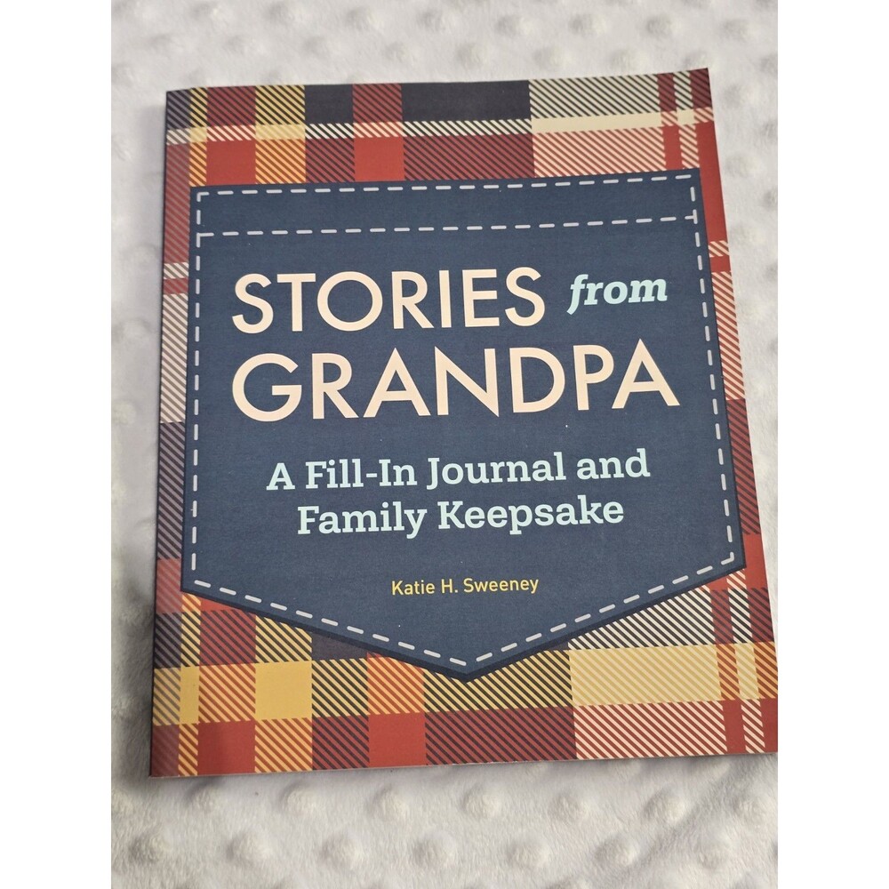 Stories from Grandpa Father's Day Book Gift Fill-In Journal and Family Keepsake